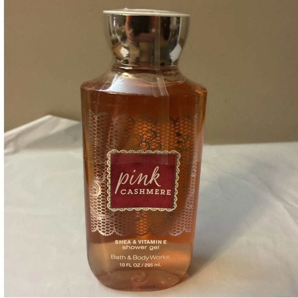 Pink Cashmere Shower Gel Bath &‎ Body Works Shea & Vitamin E 10oz NEW Sealed